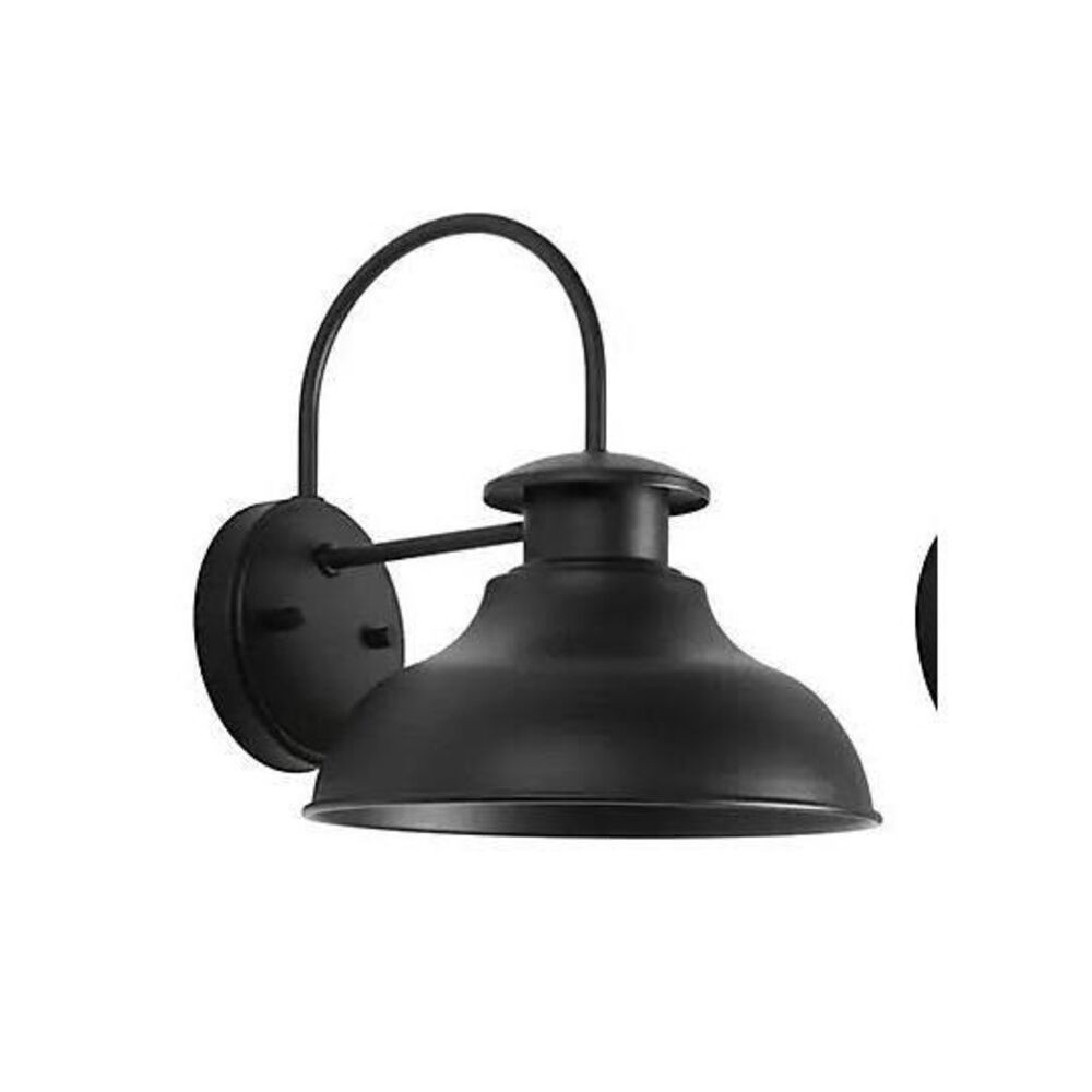 Industrial Black Metal Modern Barn style Wall Sconce- Stairs Pier Safavieh NEW